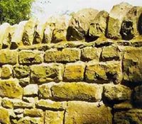 part of a stone wall