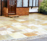 stone driveway