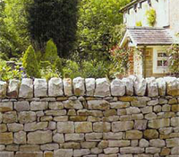 wall made from stone